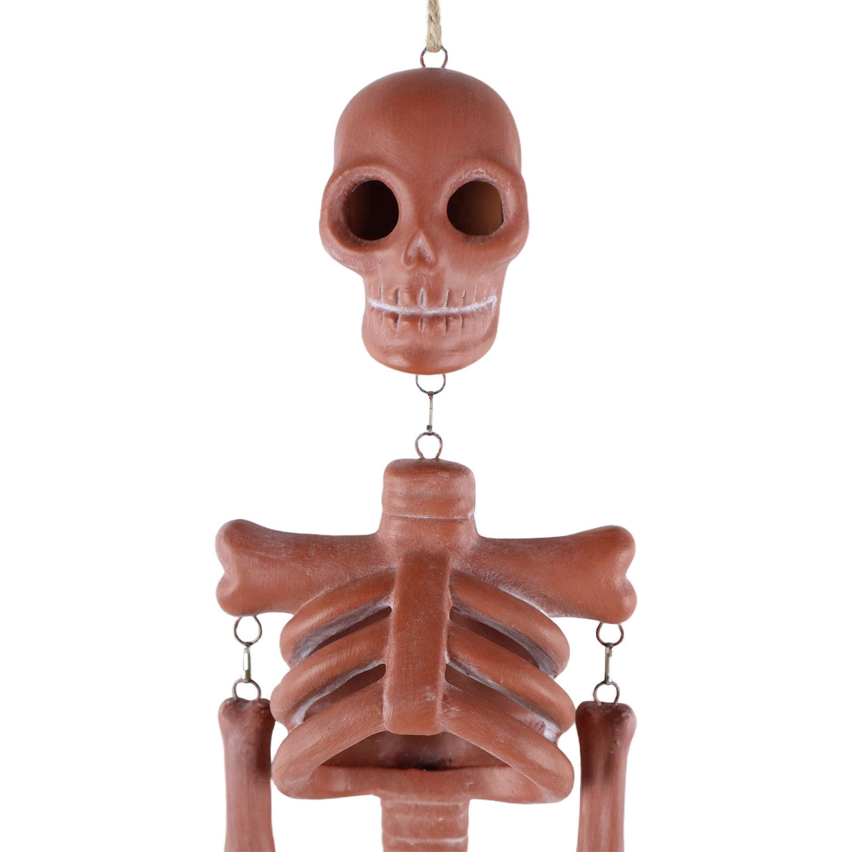 Skeleton Wall Decoration, Terracotta, 16.7", Halloween by Way To Celebrate