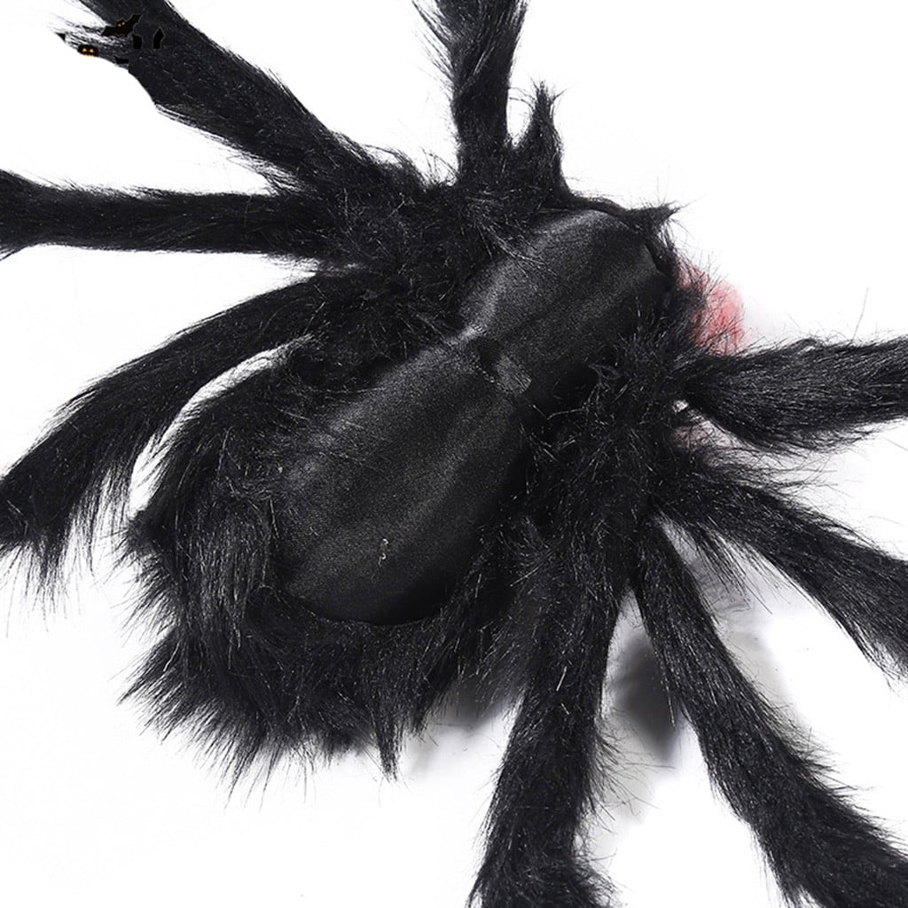 Halloween Decorations Clearance! 30" Super Scary Spider with Skeleton Decor, Halloween Props, Haunted House Party Decor for Yard Indoor Outdoor Classroom - Black