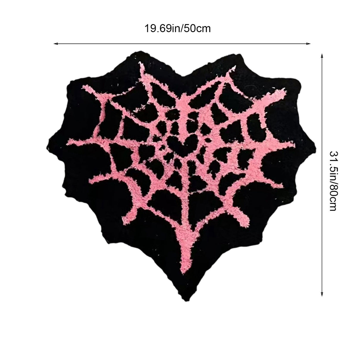 Xuniizn Halloween Mat, 16X24" Velvet Halloween Door Mat for Outside Entrance, Spooky Halloween Rug for Outdoor & Indoor, Non Slip Washable Halloween Doormat, Halloween Bathroom Decor