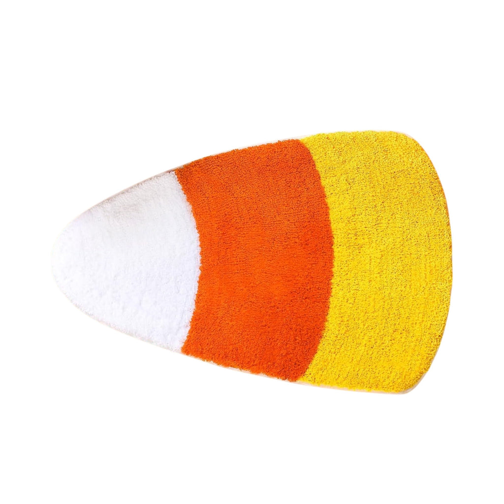 SHENGXINY Halloween Front Door Mat for Home Entrance Washable Floor Mat Flannel Like Fall Thanksgiving Oval Door Mat Non Slip Entryway Rug