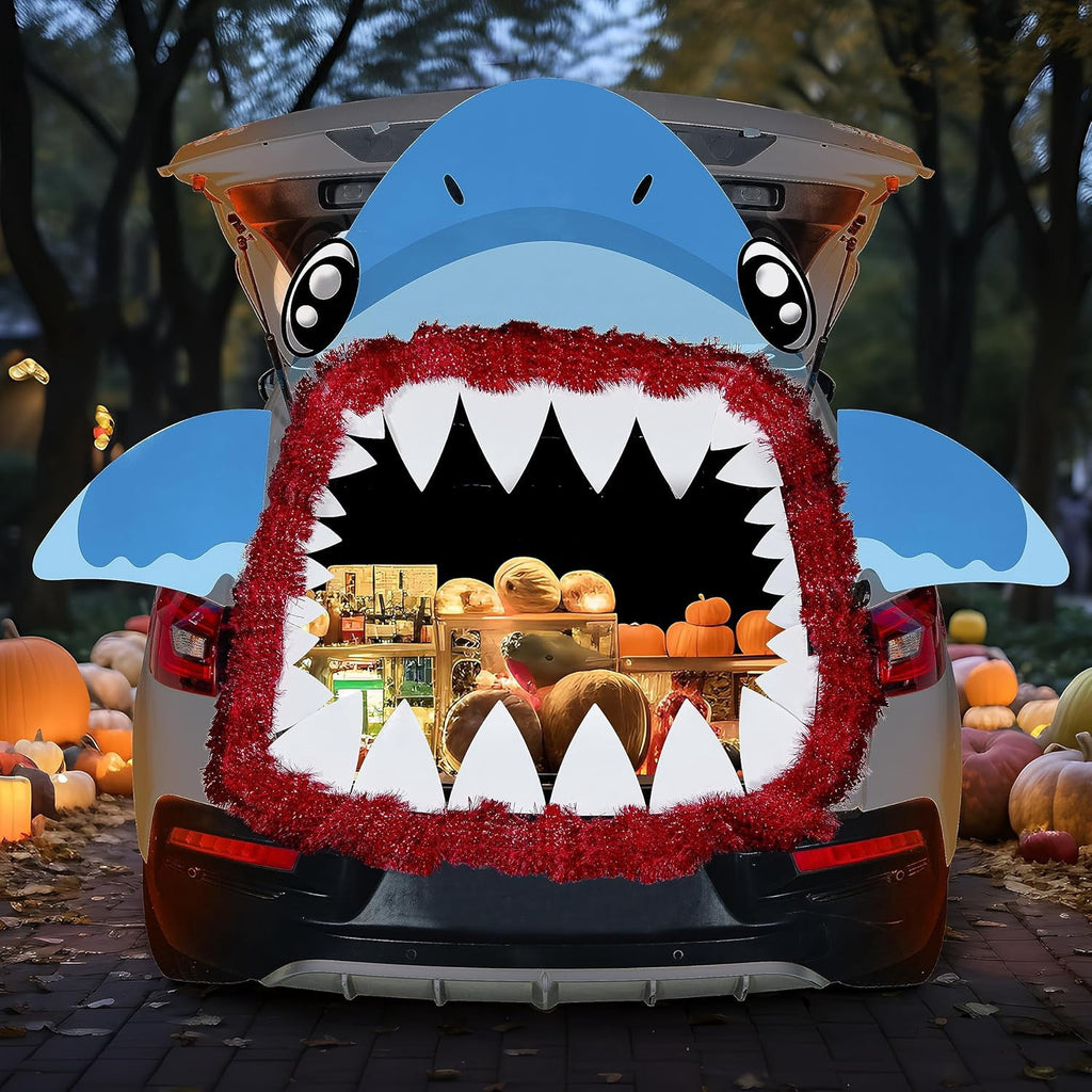 Joyfy Halloween Trunk or Treat Car Decorations Kit,Halloween Car Decorations Car Archway with Happy Halloween Theme