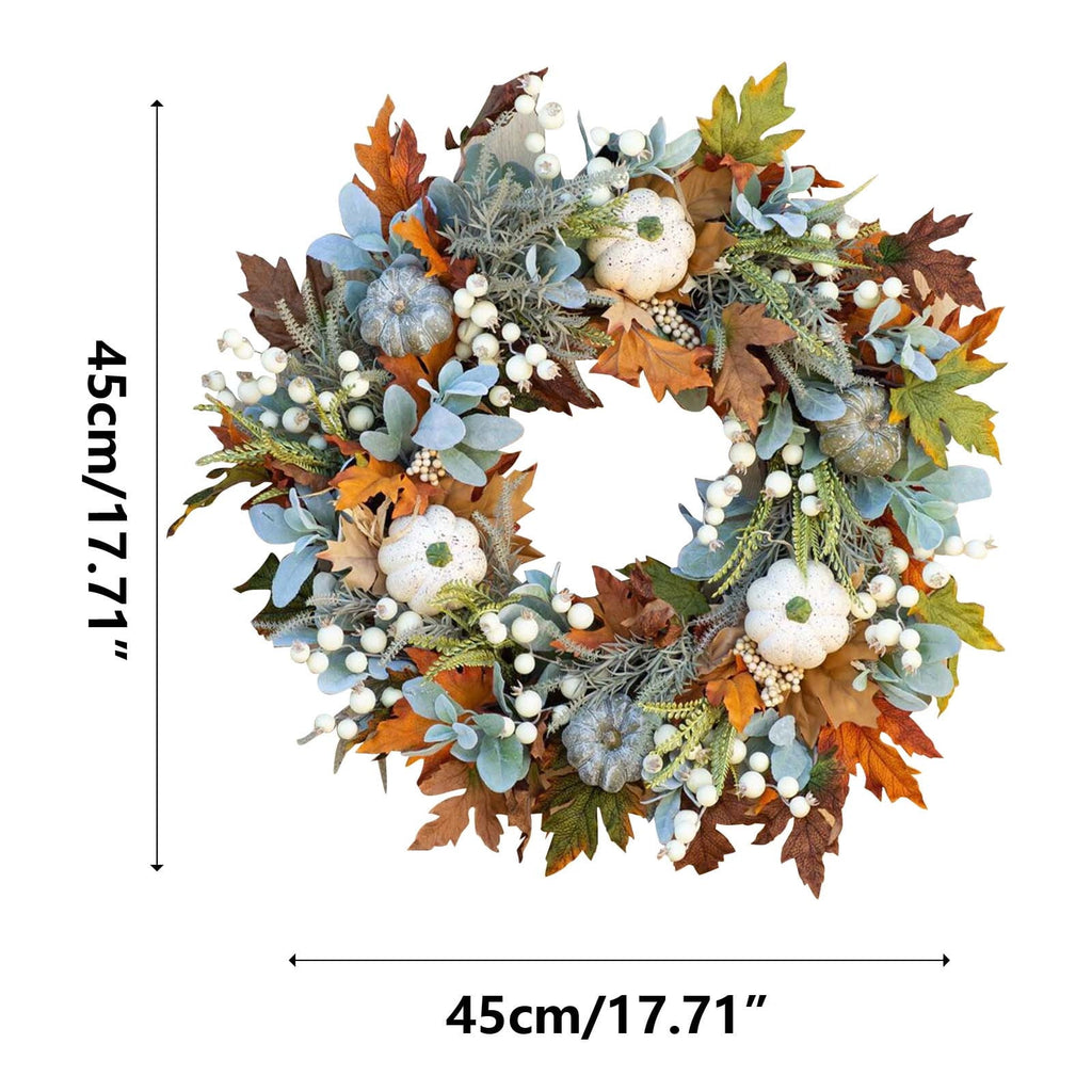 WKSCLPAI Halloween Wreaths, Black Dead Branch Wreath with Bat Decoration, Halloween Leaves Garlands for Decoration, Versatile for Indoor and Outdoor Use,Ideal for Various Occasions