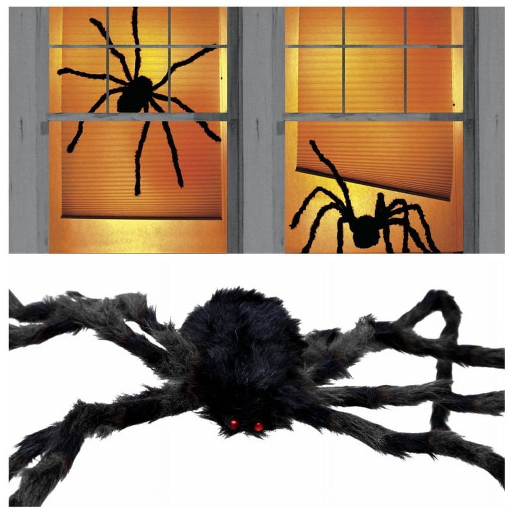 Halloween Spider Decorations Realistic Hairy Spiders Spider Props for Indoor, Outdoor and Yard Creepy Decor 75CM (30 Inch)