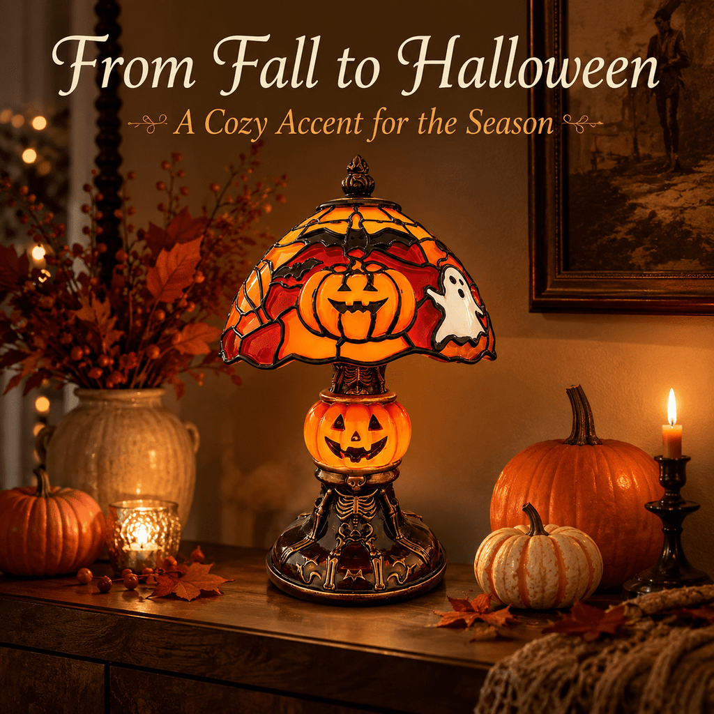 Diceymbol 11.81 Inch Halloween Ghost Night Light, Witch Hat Ghost Lamp with Jack O Lantern, Halloween Decorations Indoor for Table Mantel Party Decor