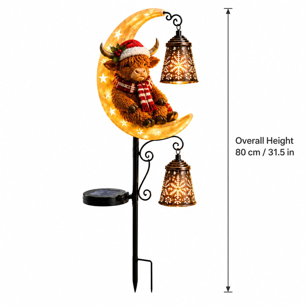 Halloween Witch Cauldron Garden Stake Lights, 2.7Ft LED Color Waterfall-Style Light Flow Flying Witch Garden Stake, Waterproof Weather Resistant Projector Lights for Outdoor Yard, Lawn, Pathway