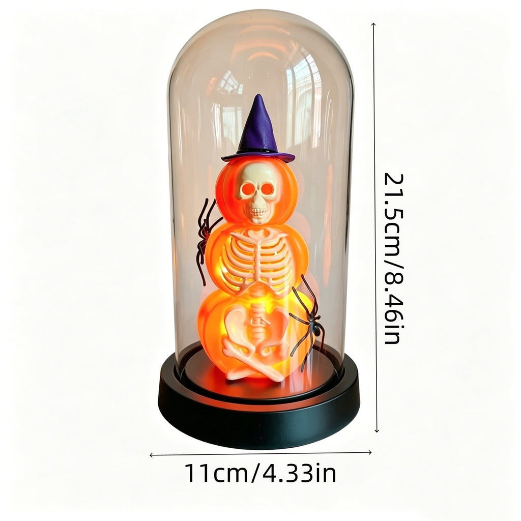 Realistic White Plastic Half Torso Skeleton Tabletop Prop, Detailed Human Half Skeleton Halloween Desktop Decor, Weatherproof Indoor Outdoor Reusable Spooky Party Ornament