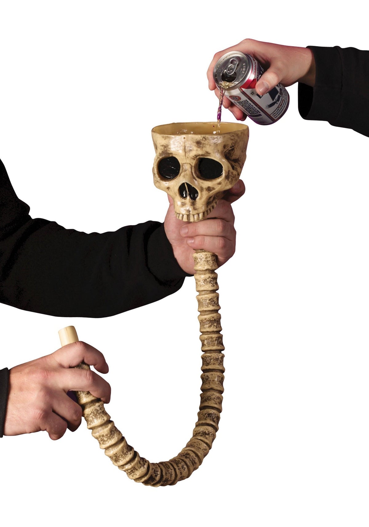 Skull Beer Funnel Adult Halloween Decoration by Fun World