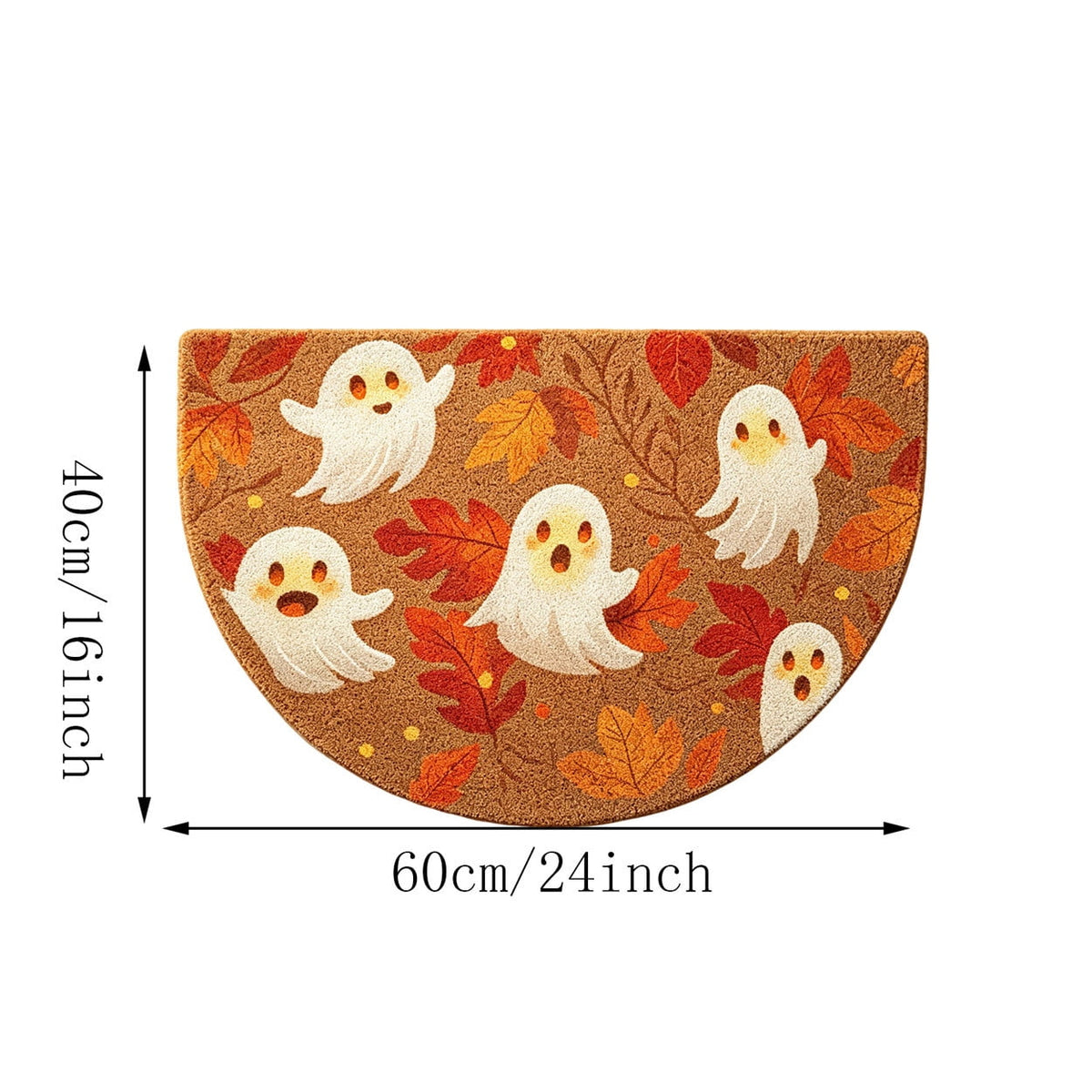 Halloween Door Mat Classic Print Skidproof Mat 15.75x23.62in Polyester Skidproof & Dirt Trapping for Front Door Porch Entryway by MPOISVA