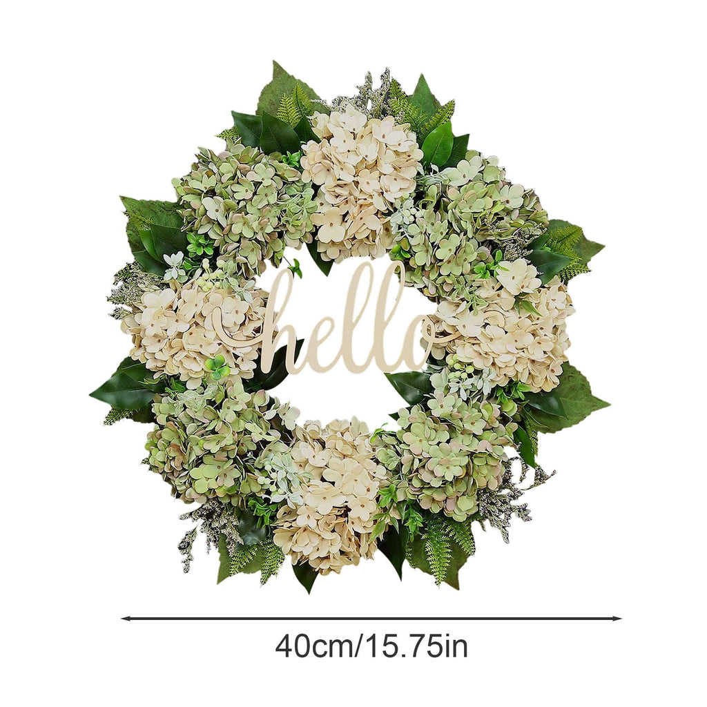 Clearance Items 35CM Easter Egg Wreath – Spring Berry & Leaves Garland, Colorful Egg Front Door Hanging Decoration for Holiday & Seasonal Decor