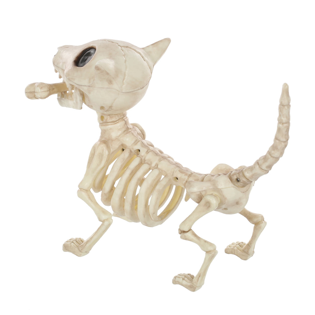 Faux Skeleton Dog Decoration, 9", Halloween by Way To Celebrate
