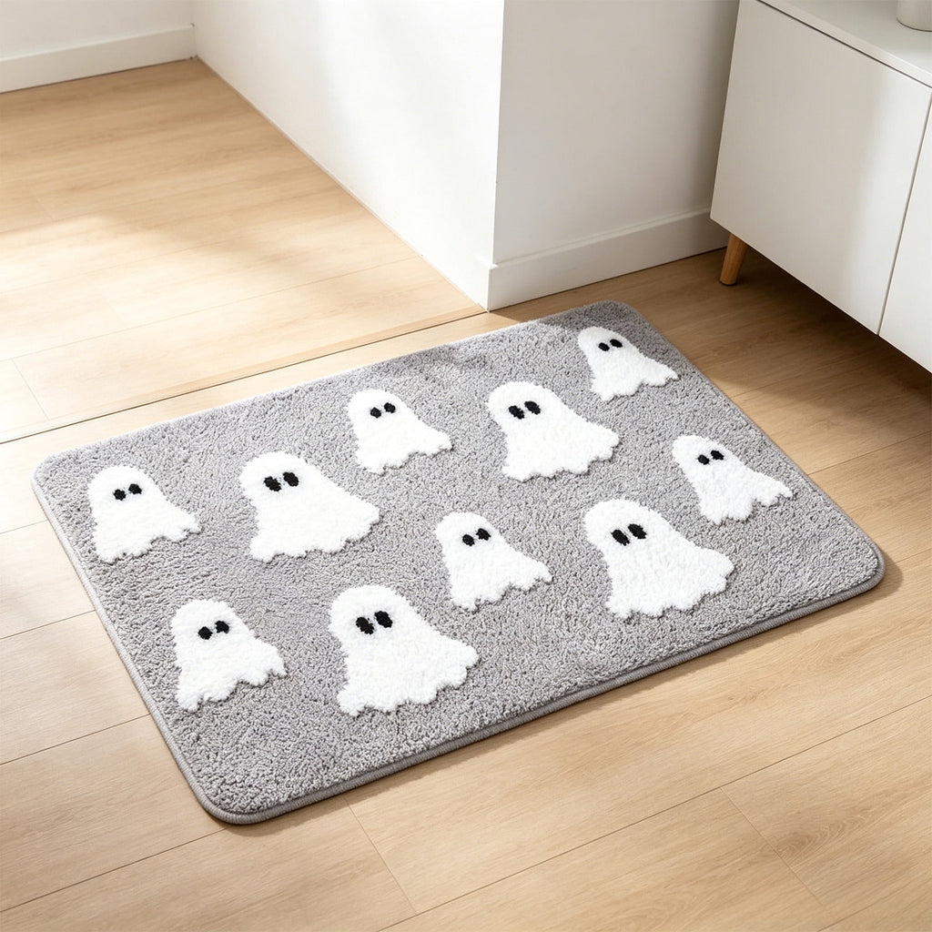 Halloween Pumpkin Doormat, Soft Non-Slip Indoor Outdoor Welcome Rug for Entryway Porch and Front Door