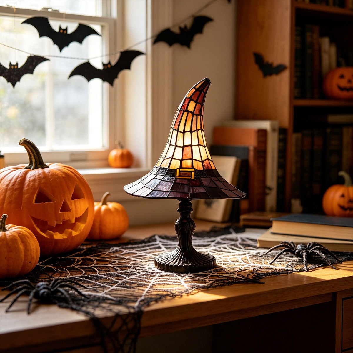 Halloween Ghost Night Light, Cute Ghost Playing The Guitar Lamp, Ghost Warm Lighted Figurine Lamps for Party Bedroom Study Room Home Dorm, Halloween Decor Indoor