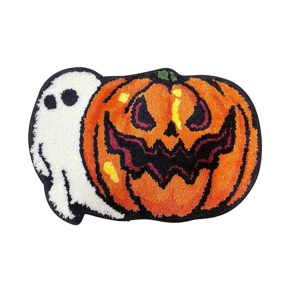 Halloween Door Mat Pumpkin Shaped Non-Absorbent Skidproof Mat 15.75x23.62in Polyester Skidproof & Weather Resistant for Front Door Porch Indoor Outdoor Halloween Door Mat by MPOISVA