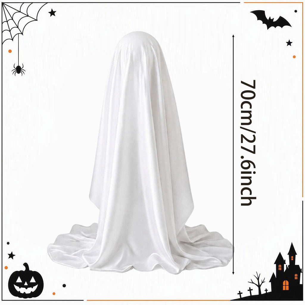 Tumao Halloween Decorations Outdoor, Light Up Spooky Ghosts Decoration, Cute Halloween Decorations Indoor, DIY Ghost Kit Decor with Emoji Stickers Witch Hat for Party, Yards, Porch, Gardens