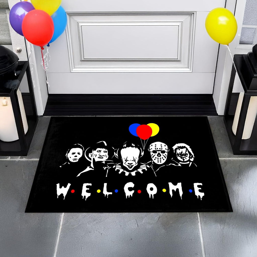 Jack Skeleton Door Mat 30x17 inch, Nightmare Christmas Welcome Doormat, Nightmare Christmas Gfits, Nightmare Christmas Decor