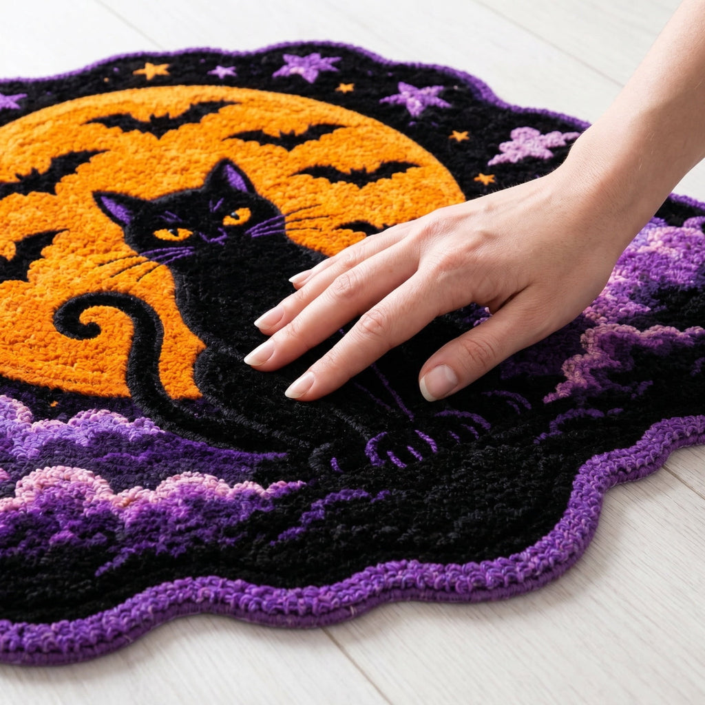RBCKVXZ Halloween Front Door Mat Outdoor Indoor Entryway Rug Welcome Floor Mat for Front Porch Patio Home Entrance Decor