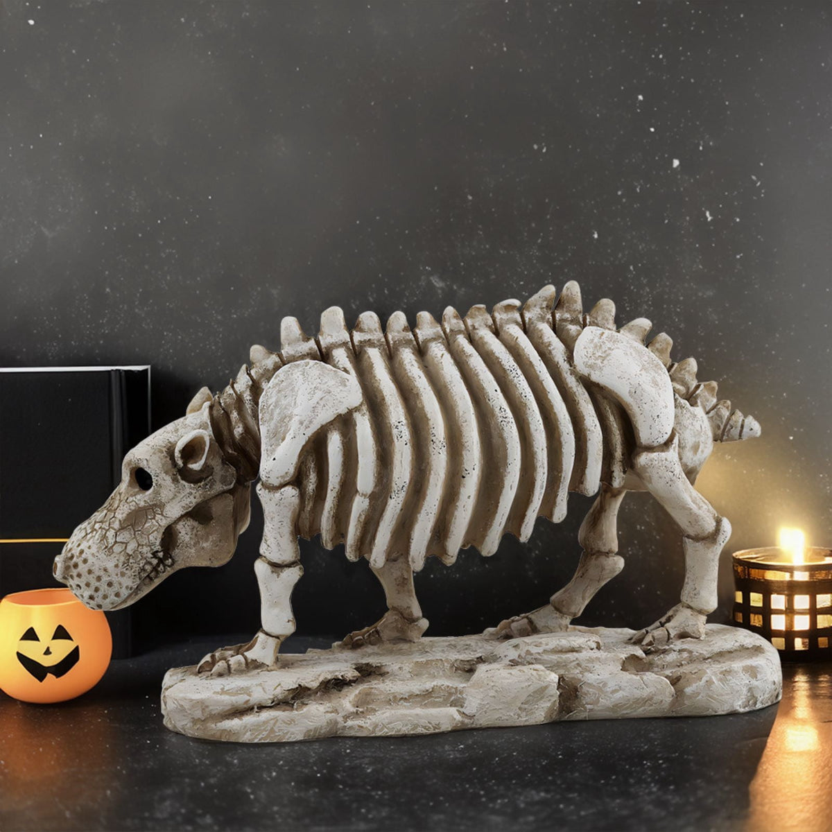 amlbb Halloween Decorations Indoor Outdoor Cow Skeleton, 2025 New Cow Skeleton Halloween Decoration, Cow Skeleton Halloween Decorative Prop Halloween on Clearance