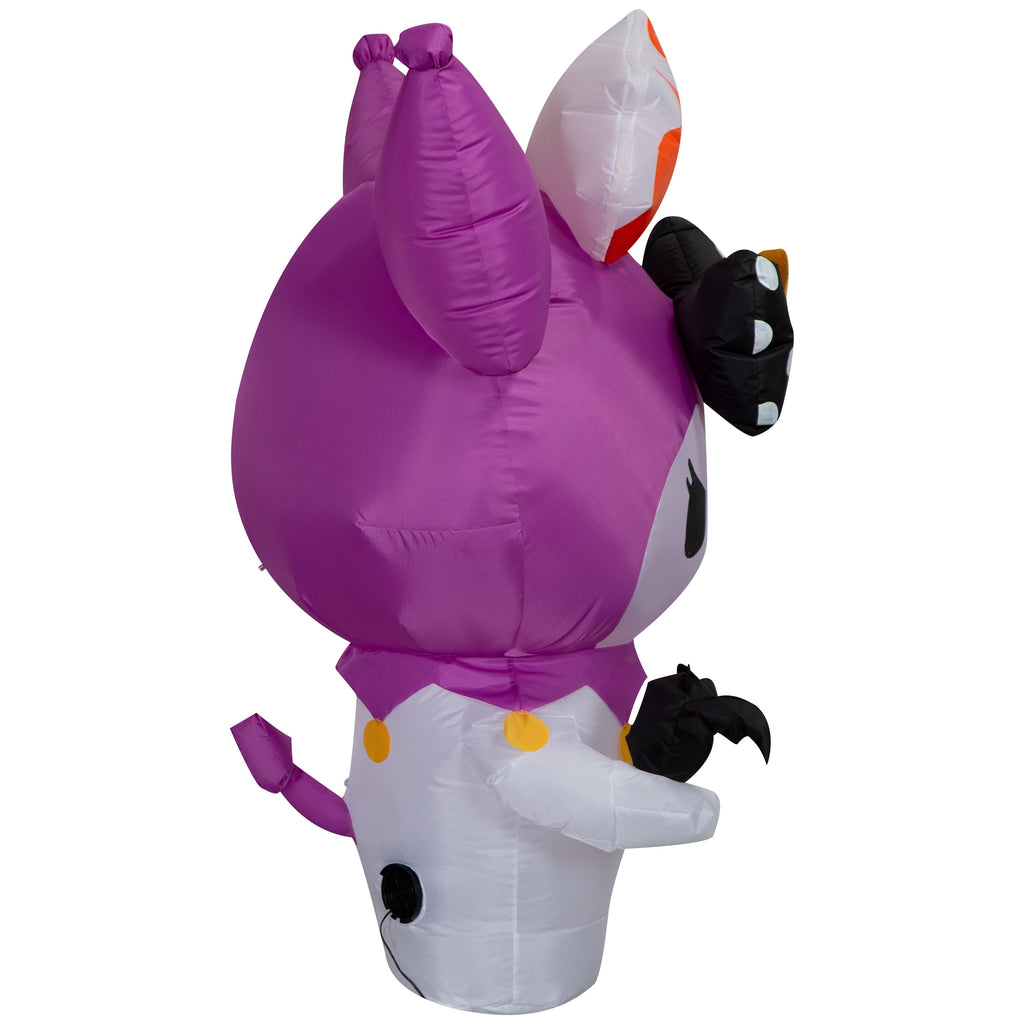Airblown Halloween Inflatable Light with Kuromi Character and Orange Hair