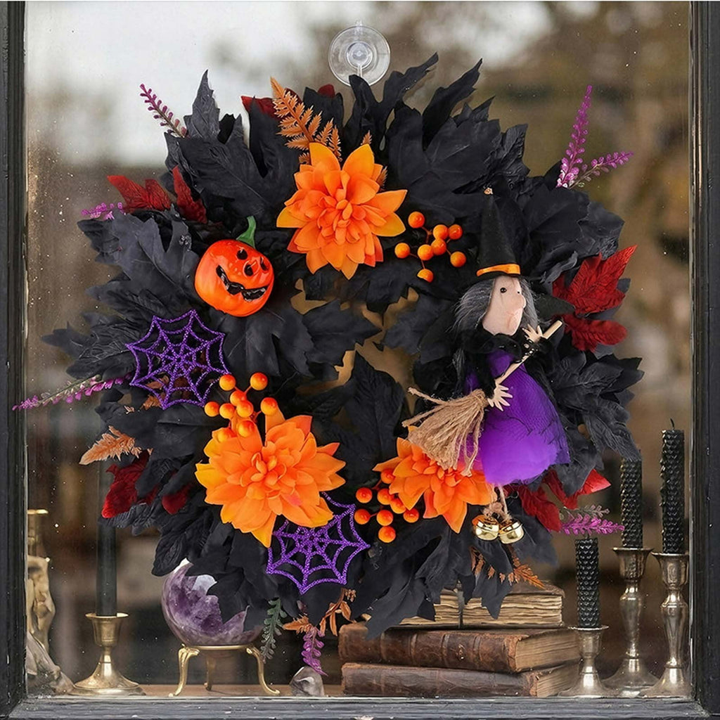 Rijanmt Decorative Plastic Easter Day Wreath, Multicolor