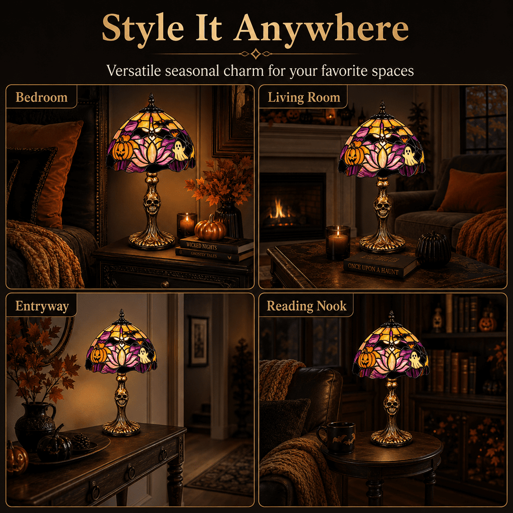 Diceymbol 11.81 Inch Halloween Ghost Night Light, Witch Hat Ghost Lamp with Jack O Lantern, Halloween Decorations Indoor for Table Mantel Party Decor