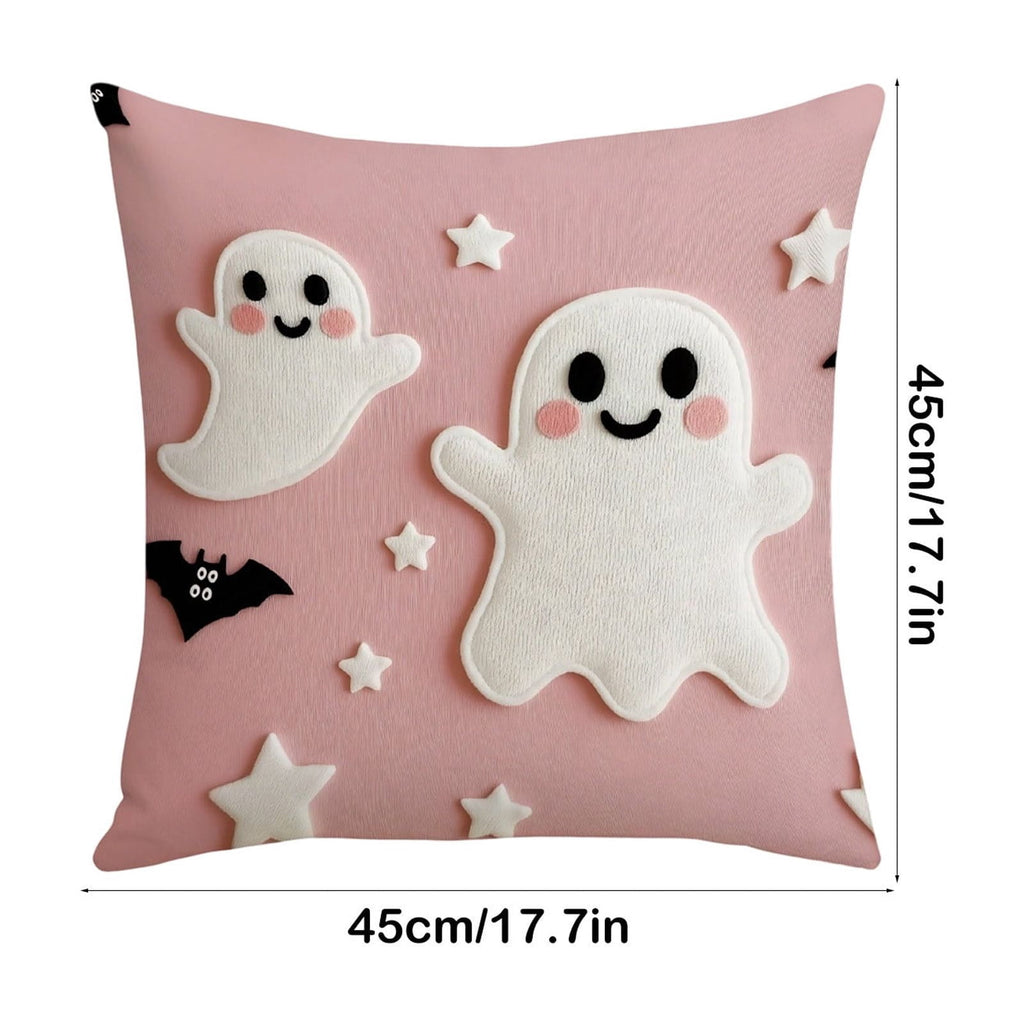 Generic Halloween Door Hanging Decor Pumpkin Ghost Bat Paper Sign Indoor Outdoor Front Door Decoration 16 Inch