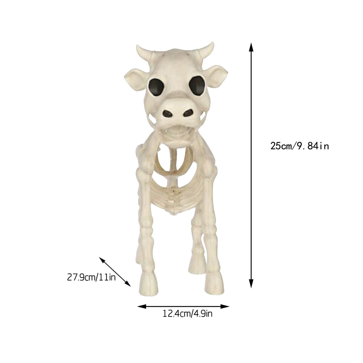 amlbb Halloween Decorations Indoor Outdoor Cow Skeleton, 2025 New Cow Skeleton Halloween Decoration, Cow Skeleton Halloween Decorative Prop Halloween on Clearance