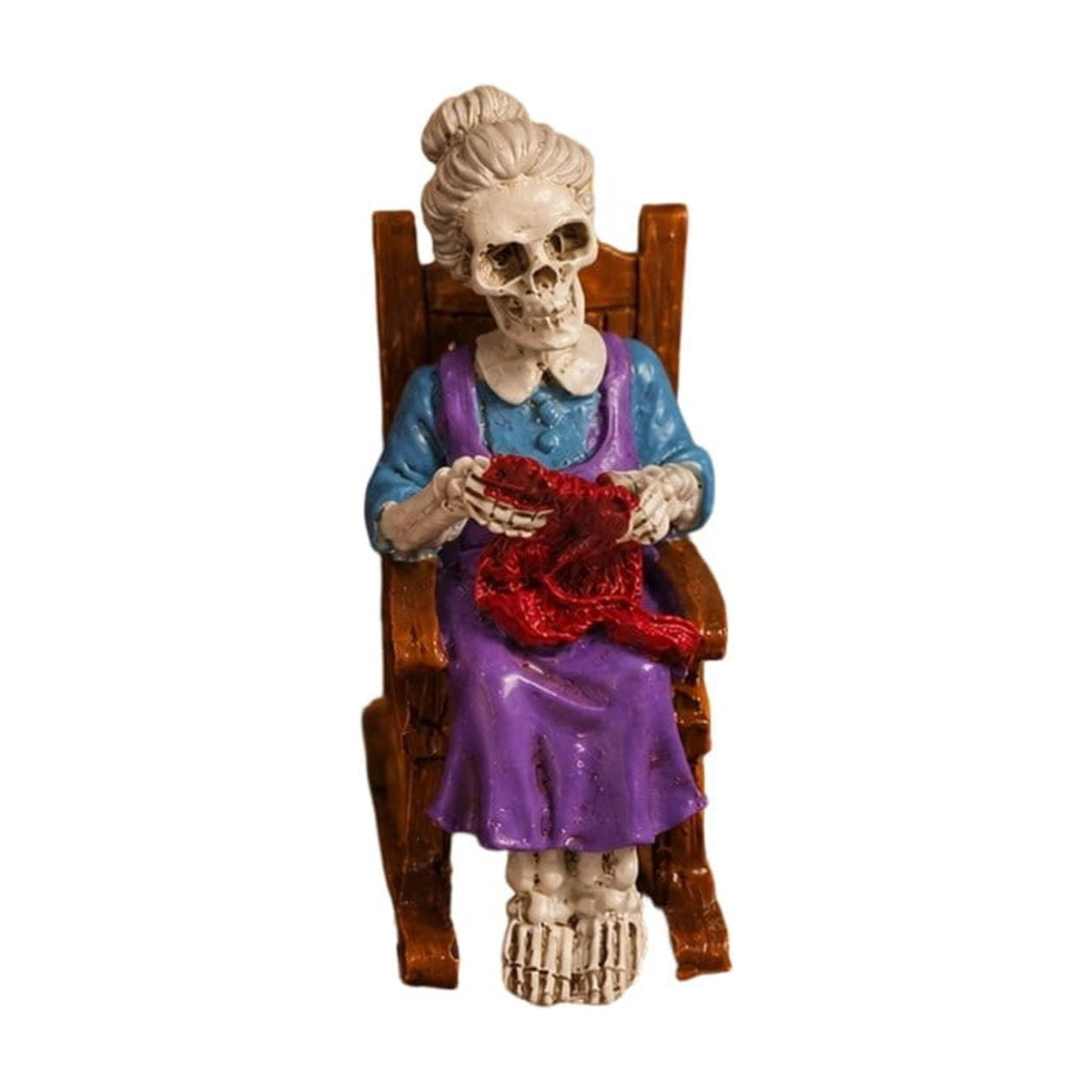 Hotyverty Vintage Window Skeleton Resin Wall Figurine, Gothic Indoor Wall Decor for Door Mantel, Creative Halloween Gift for Halloween Party Decor Enthusiasts