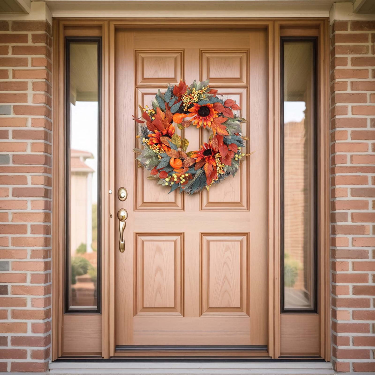 YOTQUSKI Halloween Wreaths for Front Door, 17.7" Artificial Dead Branch Bat Wreath, Black Bat Twig Window Door Decorations Hanging Party Props