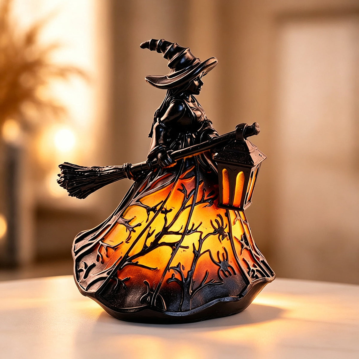 Gifts Under $20 Ghost Campfire Night Light, Flickering Flame Nightlight, Halloween 3D Cute Spooky Marshmallow Ghost Decoration for Bedroom, Spooky Season Home Halloween Decor for Ki*ds Adults