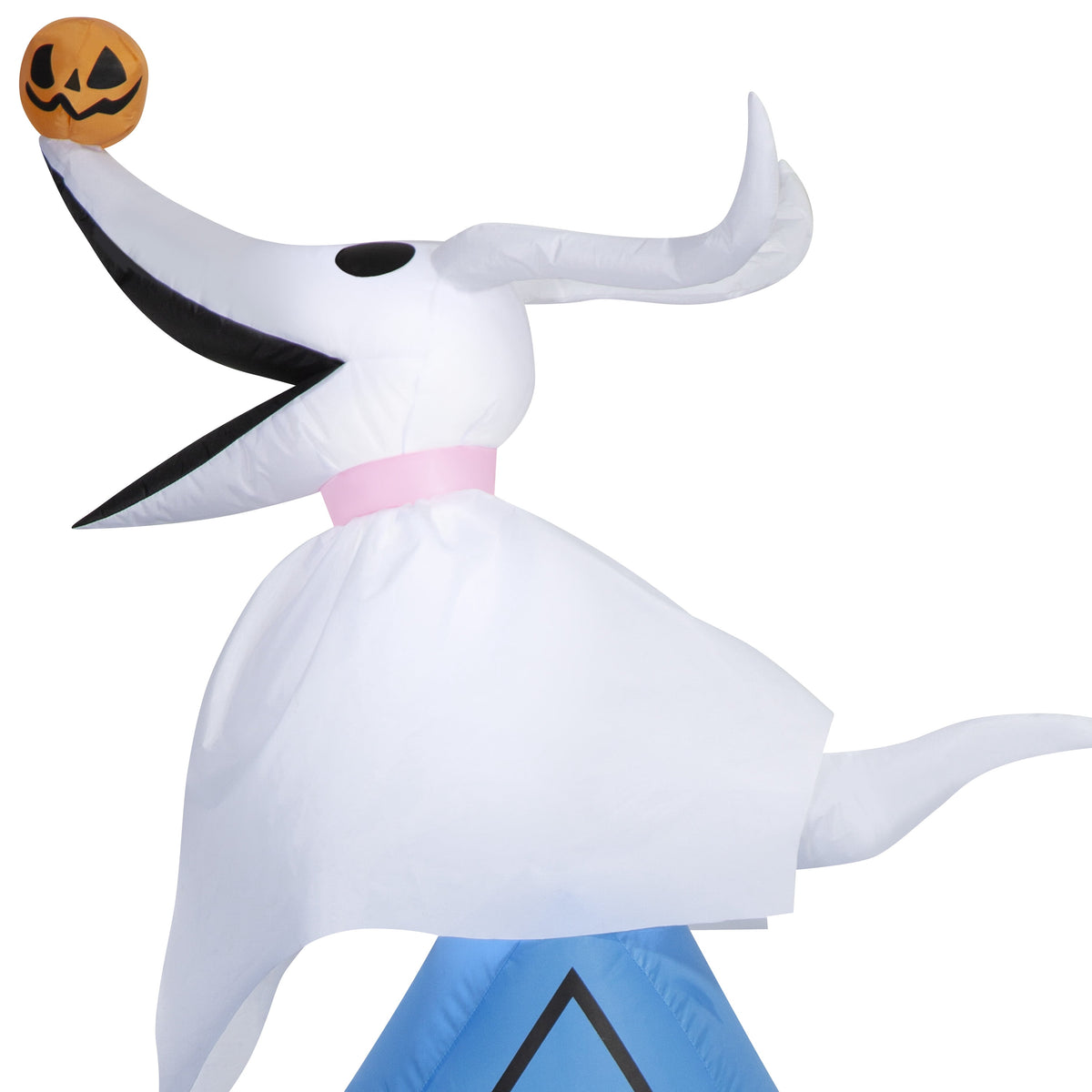 Airblown Halloween Light Zero on Teal Doghouse Tombstone Disney Yard Inflatable 5 ft