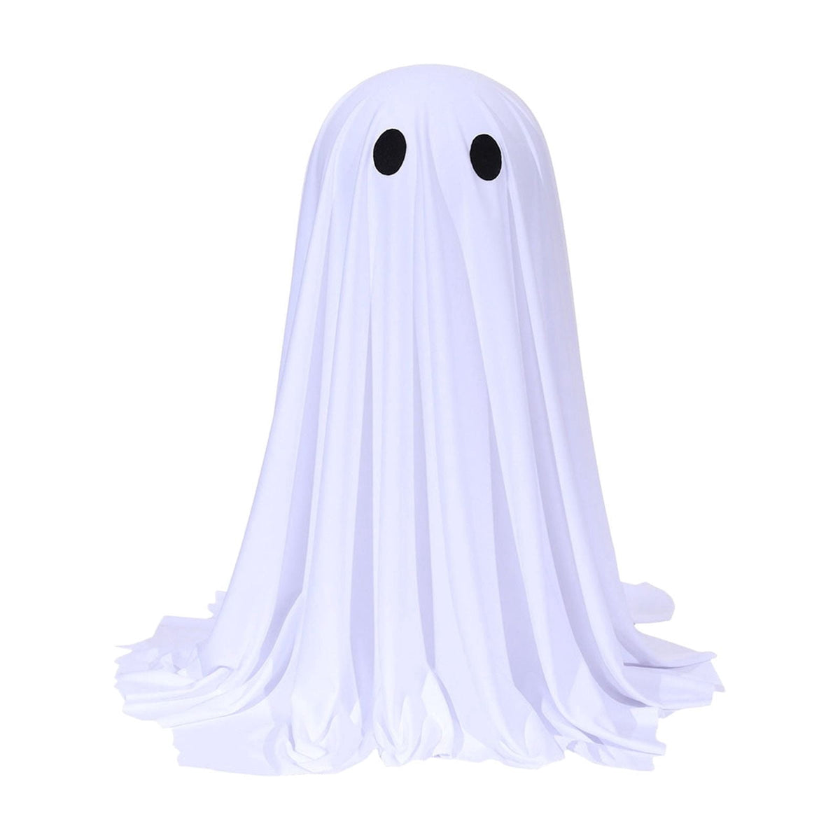 Aurorax Early Halloween Decorations Outdoor,Ghost Halloween Decoration 2 ft Realistic Waterproof Ghost Decor for Front Porch Yards Gardens Lawn Black