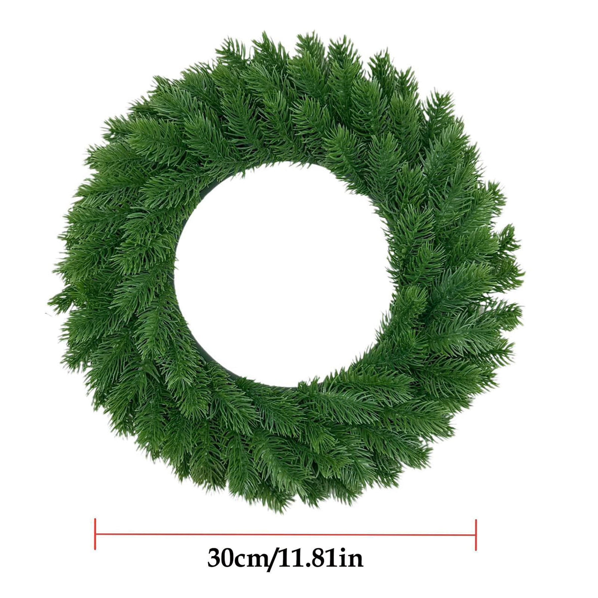 Rijanmt Decorative Plastic Easter Day Wreath, Multicolor