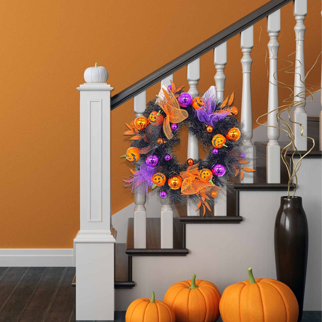 SPOORYYO 2Pcs Fall Maple Leaves Stems for Vase, Artificial Autumn Fake Leaves Decor, Maple Leaf Bushes Shrubs for Thanksgiving Halloween Home Farmhouse Table Centerpiece, 12.99" x 7.87"