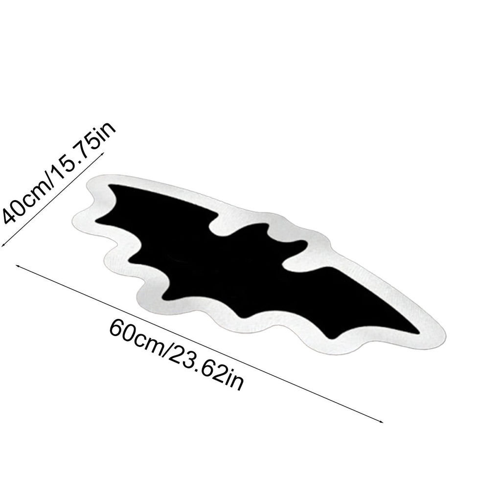 Halloween Decor White Ghost Rug 24x16 inches, Handmade Tufted Fluffy Aesthetic Area Rugs, Cute Soft Cool Non Slip Floor Carpet Bath mat, Living Room, Bathroom, playroom, Kitchen