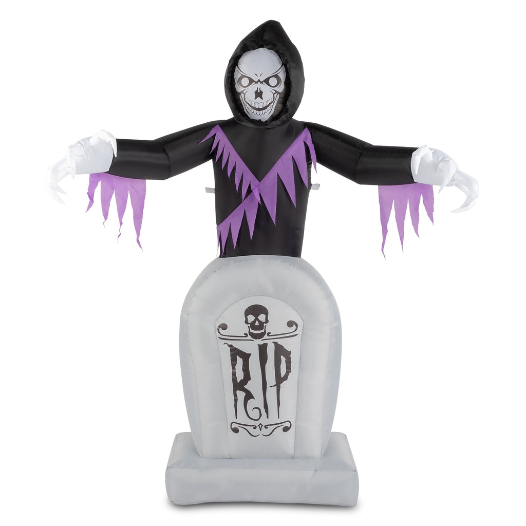 UBesGoo Inflatable Halloween Decoration 6 FT Reaper for Halloween Party Outdoor, Yard, Garden, Lawn Decorations