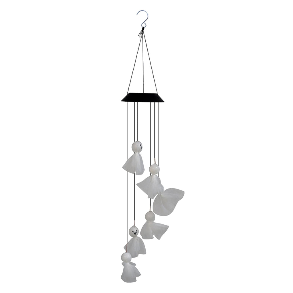 Vikakiooze Solar Powered LED Halloween Pumpkin Wind Chime Light Outdoor Yard Garden Decor Halloween decorations sales