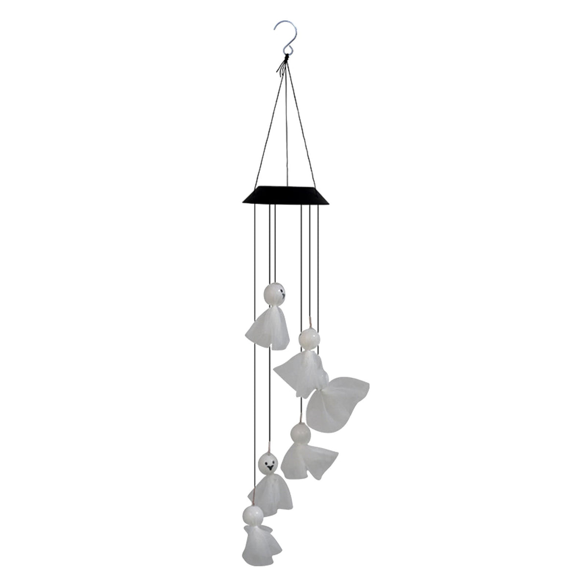 Vikakiooze Solar Powered LED Halloween Pumpkin Wind Chime Light Outdoor Yard Garden Decor Halloween decorations sales