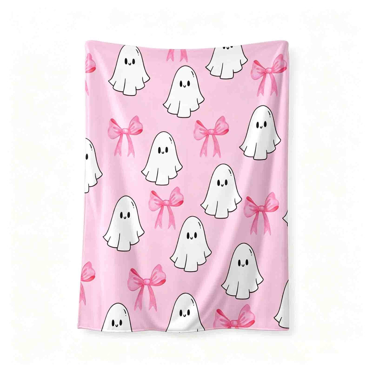 Halloween blanket,Halloween Print Throw Blanket Flannel Soft Cozy Decorative Nap Blanket with Ghost Pumpkin Skull for Office Bedroom Sofa Camping Travel(100x150cm/39x59 Inch),Black
