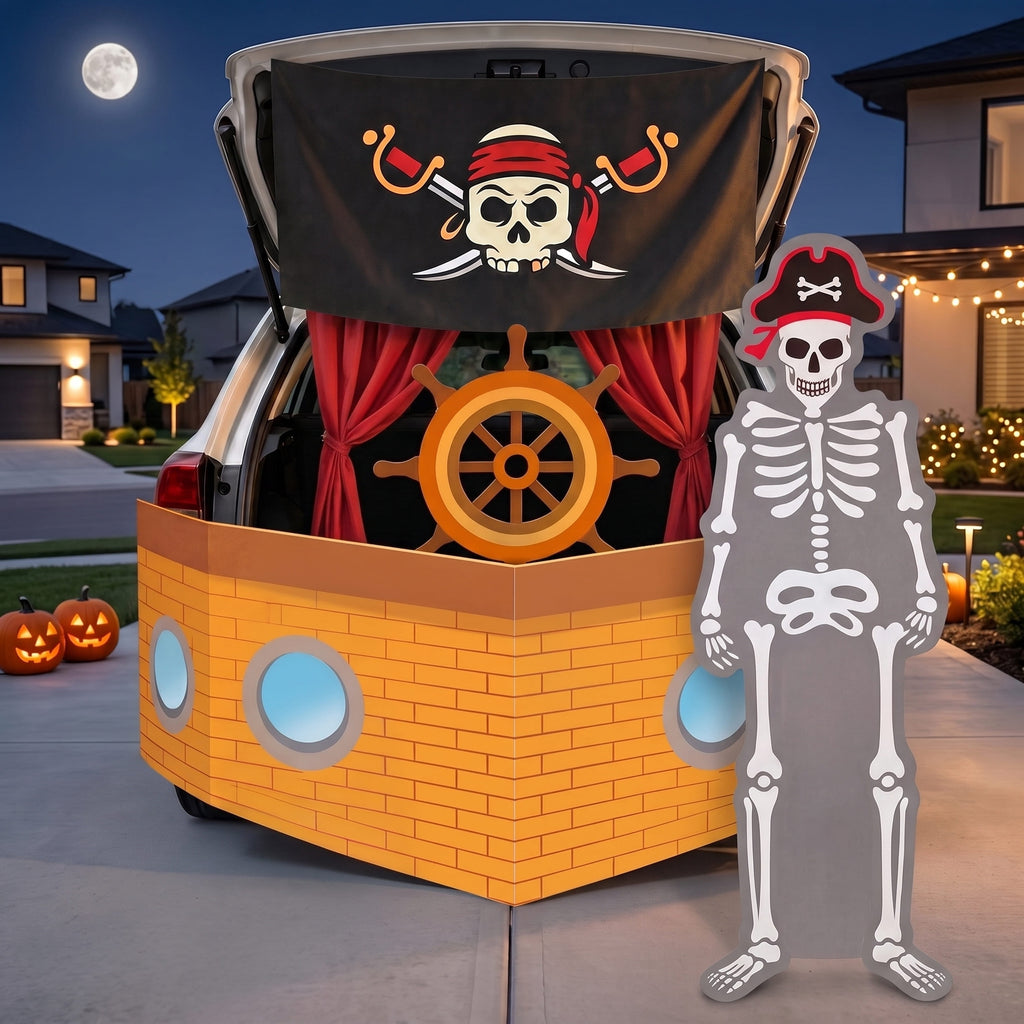 Joyfy Halloween Trunk or Treat Car Decorations Kit,Halloween Car Decorations Car Archway with Frankenstein Theme,Trunk or Treat Decorations for Suv,Halloween Outdoor Garage Door Party Decor