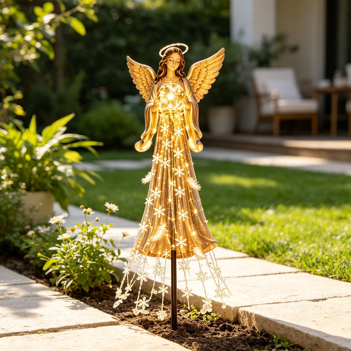 Halloween Solar Garden Stake Light,Metal Hanging Pumpkin Lantern Waterproof for Yard Lawn Proch