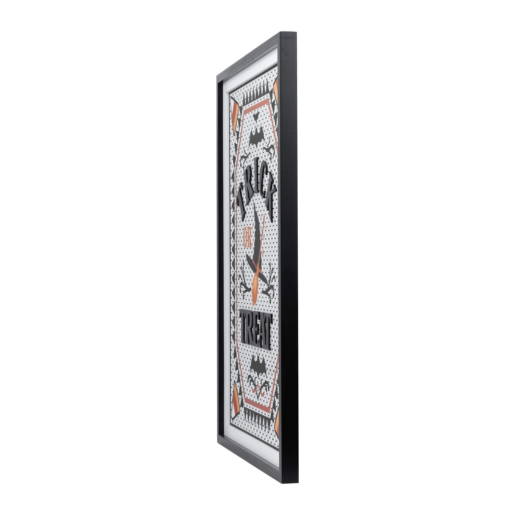Trick or Treat Framed Wall Art, Multicolor, 14.8" x 20", Halloween by Way To Celebrate