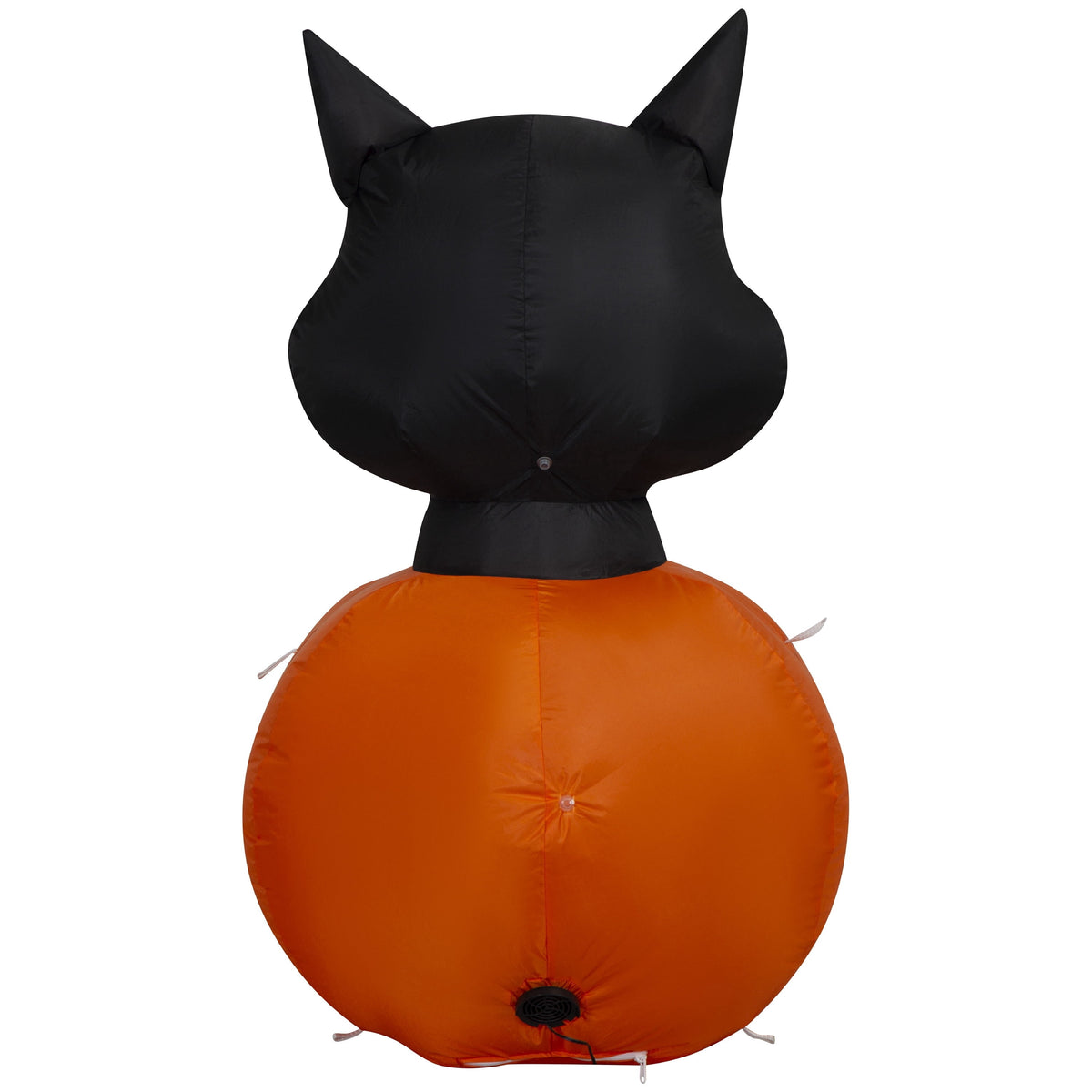 Vintage Cat in Jack-o'-Lantern Airblown Yard Inflatable, Multicolor, 3.5', Halloween by Way To Celebrate