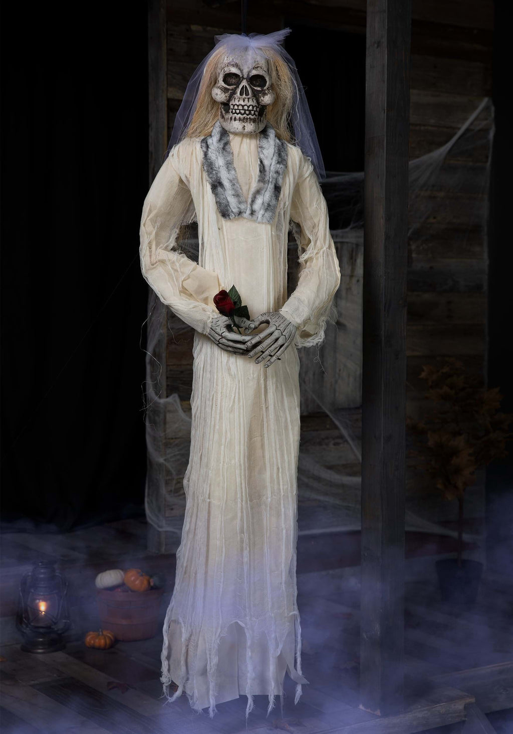 6FT Bride and Groom Skeleton Decoration Set