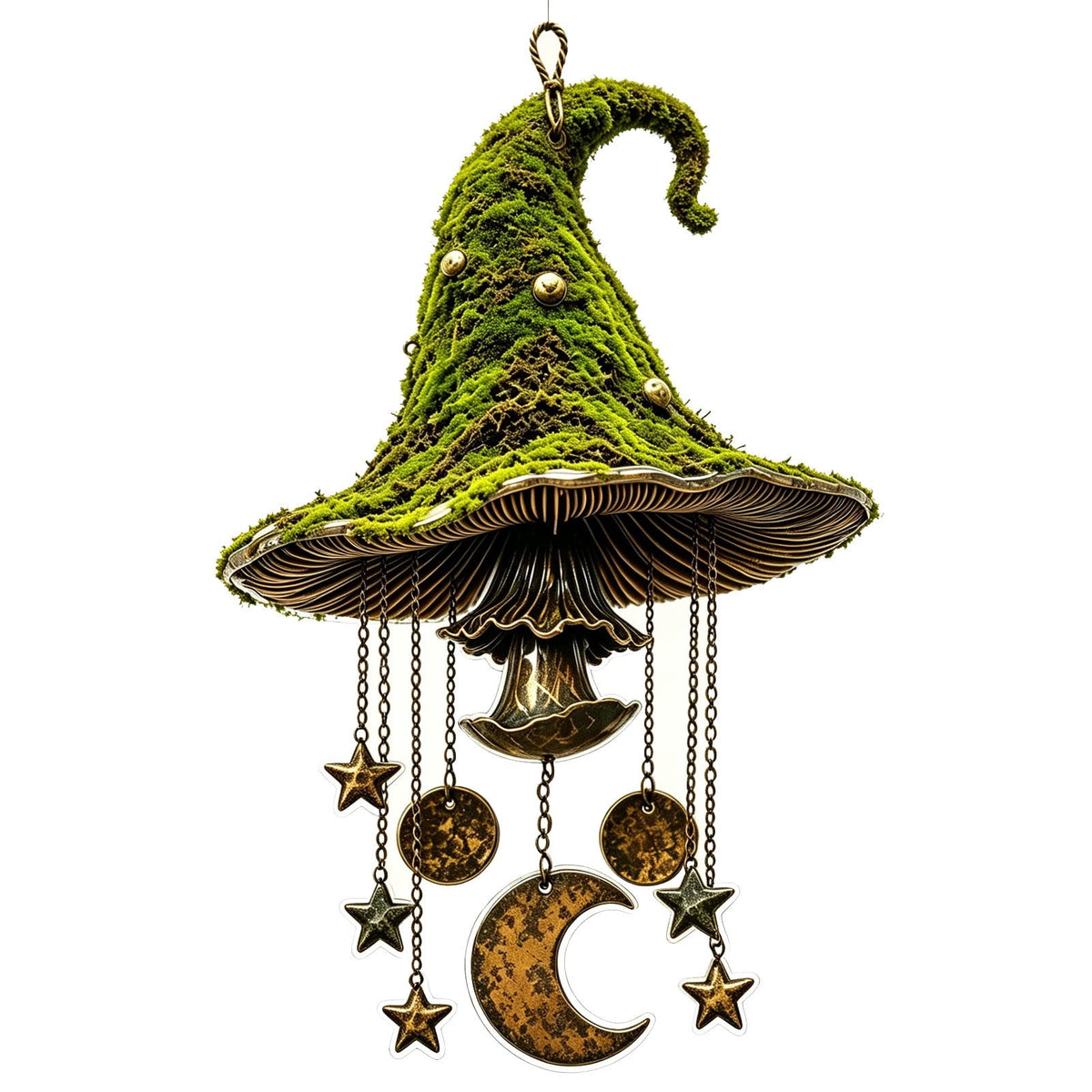 Stijggn Witch Hat Lights Halloween Glowing Lights, Waterproof Hanging Witch Hat Decorations, Warm Light Festival Ornaments for Indoor Outdoor Yard Garden Party Halloween Decor