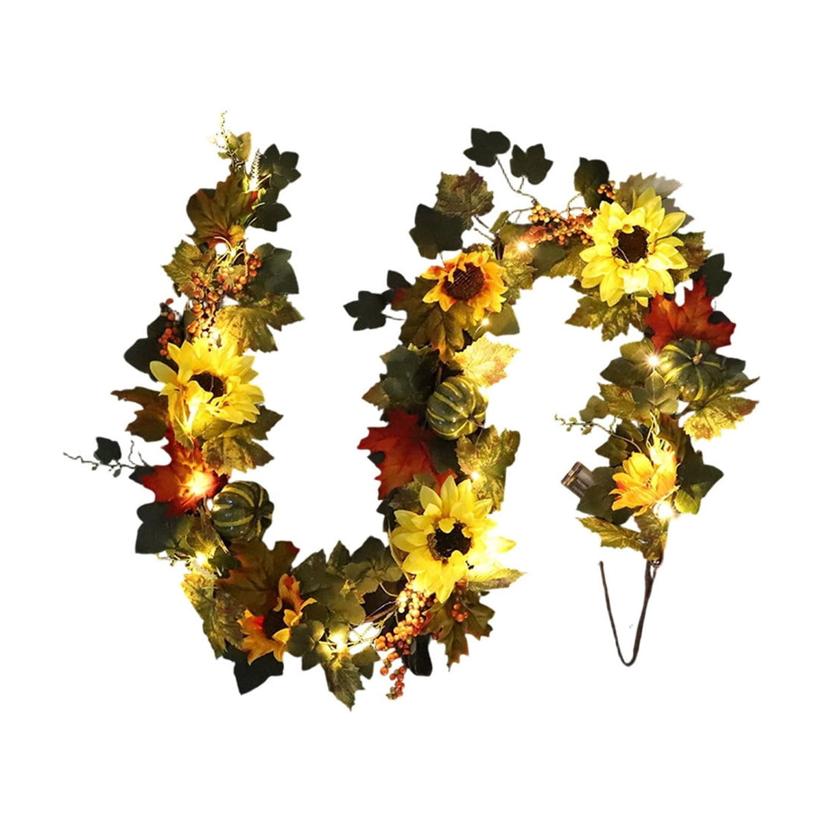 SPOORYYO 2Pcs Fall Maple Leaves Stems for Vase, Artificial Autumn Fake Leaves Decor, Maple Leaf Bushes Shrubs for Thanksgiving Halloween Home Farmhouse Table Centerpiece, 12.99" x 7.87"
