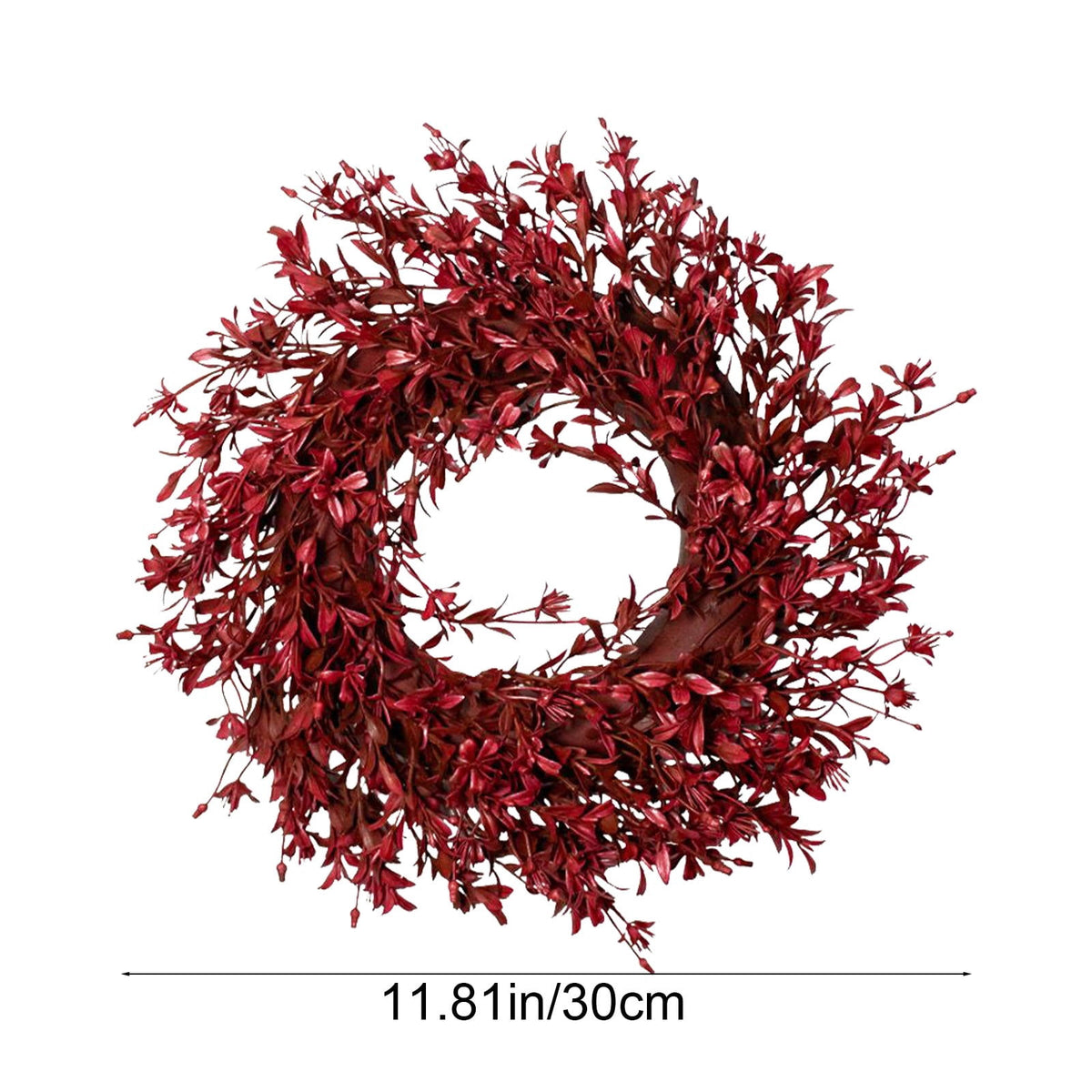 Fall Wreaths for Front Door - Autumn Artificial Flowers Leaves Wreath for Porch, Window,Farmhouse,Home,Holiday,Hanging Halloween Decorations