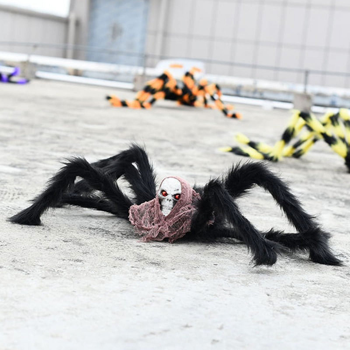 Halloween Spider Decorations Realistic Hairy Spiders Spider Props for Indoor, Outdoor and Yard Creepy Decor 75CM (30 Inch)