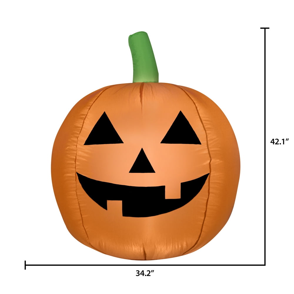 Airblown Inflatables Traditional Jack-O'-Lantern, 4'