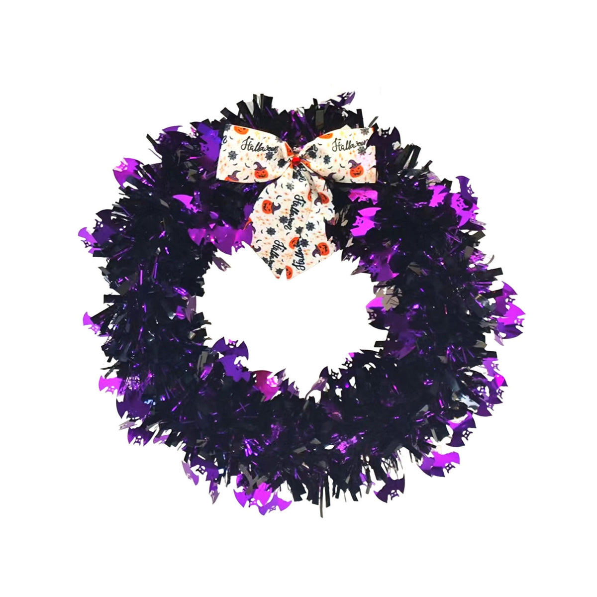 XGFHYJEH Halloween Wreath, Halloween Wreaths for Front Door, Halloween Decorations, Halloween Home Wall Decor Ornaments