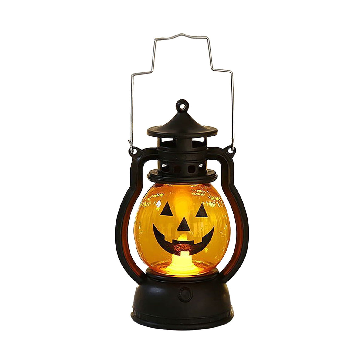SUSHANG 3Pc Halloween Oil Lamp Hand 3 Packs Small Vintage Flameless Skeleton Decorative Lamp for Halloween Home Indoor Outdoor Bar Decoration
